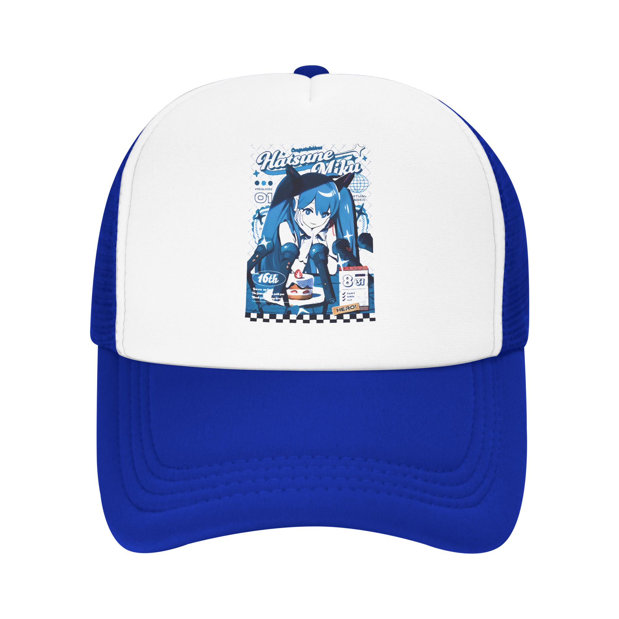 Trucker Cap Mesh - Czapki Hatsune Miku, czapka typu trucker