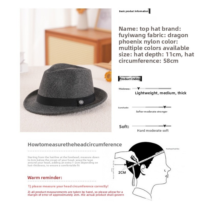 2026 Kapelusz Fedora z wełnian – Fedora Hat Wool recenzja i cena
